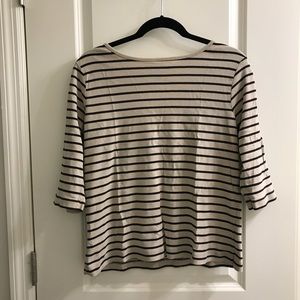 Chico’s Design Striped Top L